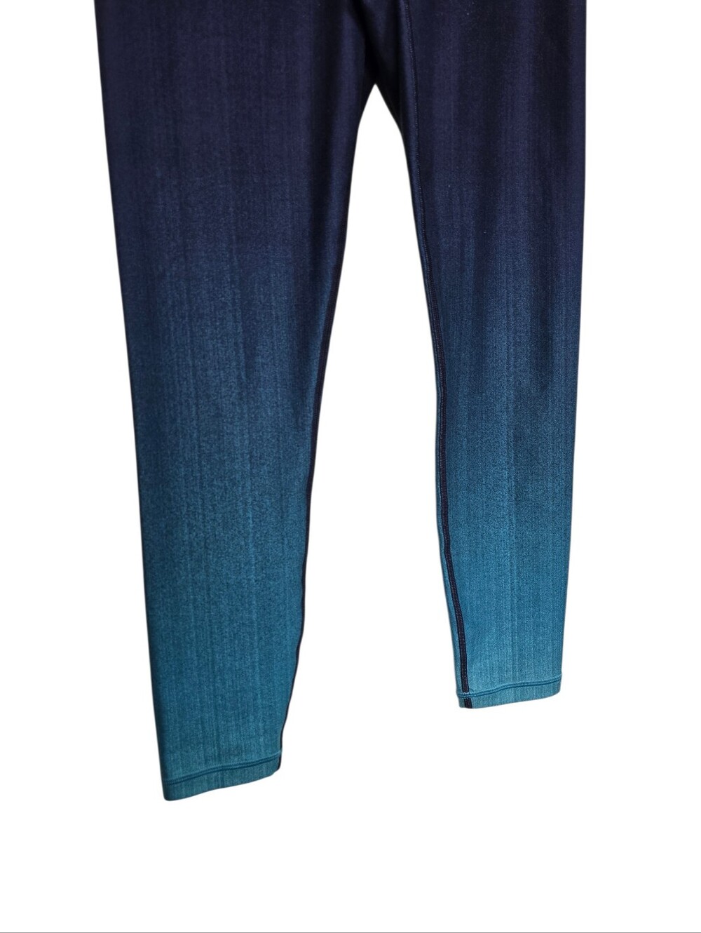 Athleta Elation High Rise 7/8 Tights Blue Ombre Small - Picture 11 of 16